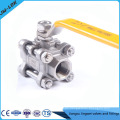 ball valve 3 piece body manufacturer in china
